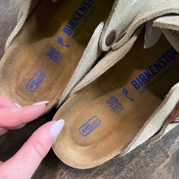 NWOT Birkenstock Boston Clog Taupe - Picture 5 of 11